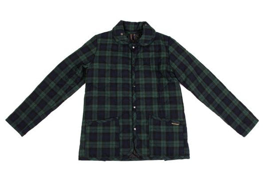 LAVENHAM Tartan Check Quilted Jacket Green Size M