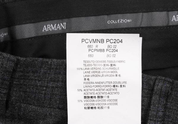 Armani Collezioni BRA MEX Glen Check Cuffed Pants Size ITA