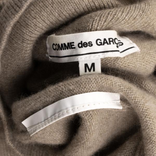 COMME des GARCONS Turtleneck Knit Sweater Beige Size M
