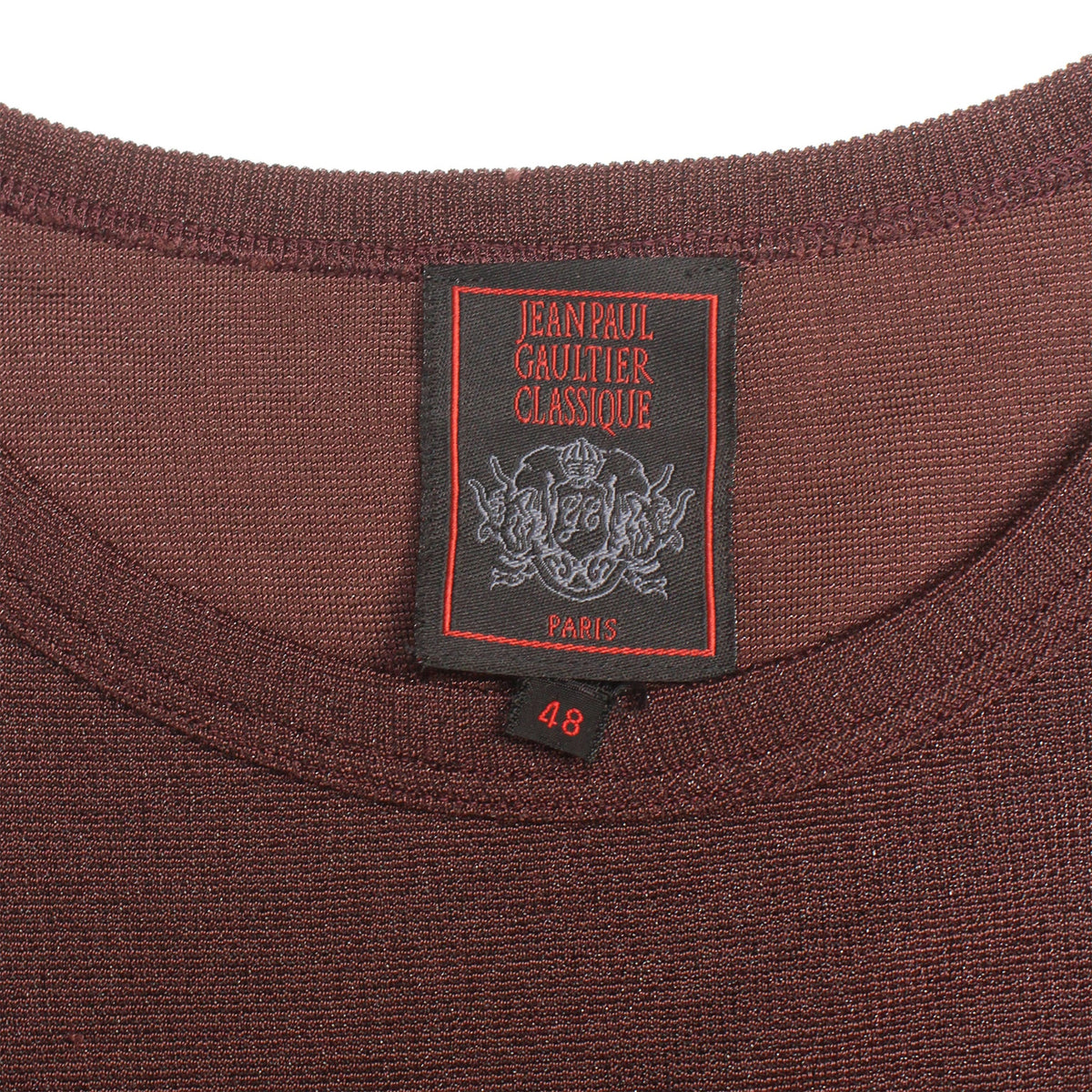 Jean Paul Gaultier CLASSIQUE Red Long Sleeve Size 48