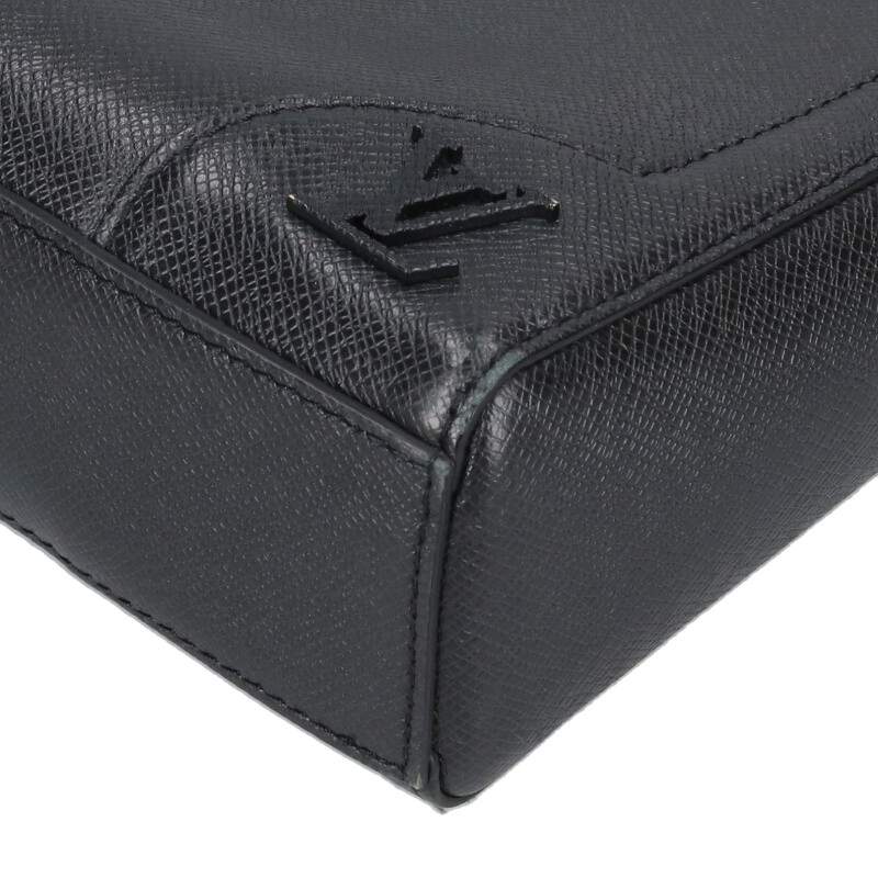 LOUISVUITTON Black/Silver Vertical Tote 2-Way Size ONE SIZE
