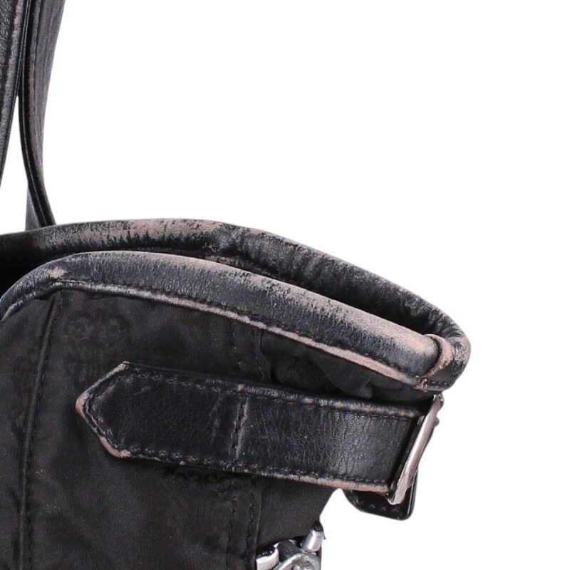 Chrome Hearts Leather Trim Nylon Tote Bag Size ONE SIZE