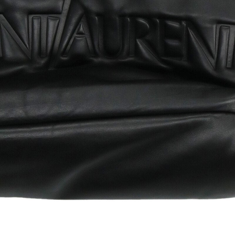 SAINT LAURENT PARIS Wide Puffer Nappa Leather Size ONE SIZE