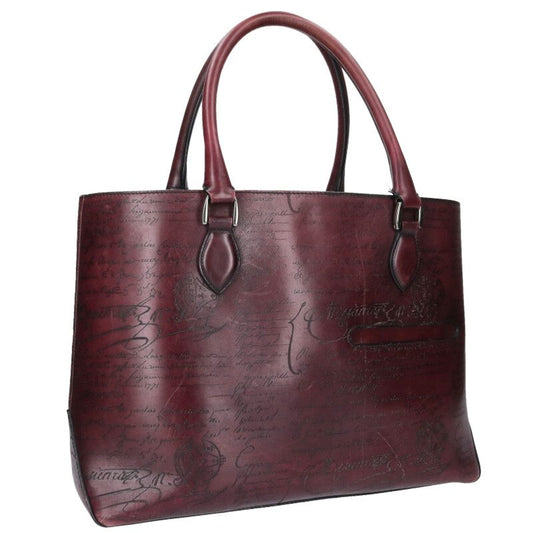 Berluti Toujours Calligraphy Leather Tote Bag Size ONE SIZE