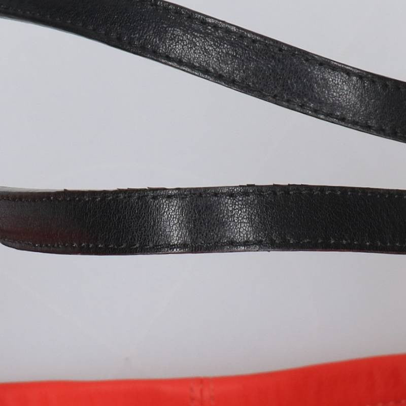 Chrome Hearts LUCILLE Red/Black Leather Tote Size ONE SIZE