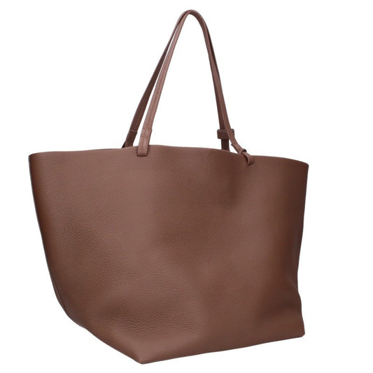 THEROW XL PARK Leather Tote Bag Brown Size XL