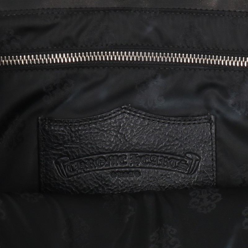 Chrome Hearts Tokyo Limited 20th Anniv Leather Bag Black