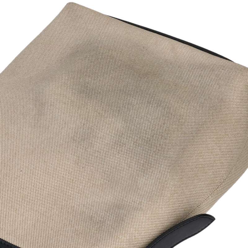 KENZO Canvas x Leather Shoulder Bag Beige Size ONE SIZE