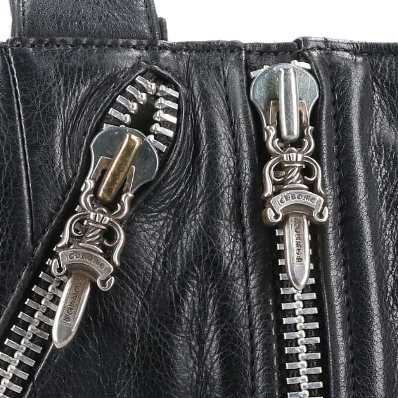 Chrome Hearts JJ DEAN SMALL Leather Riders Handbag