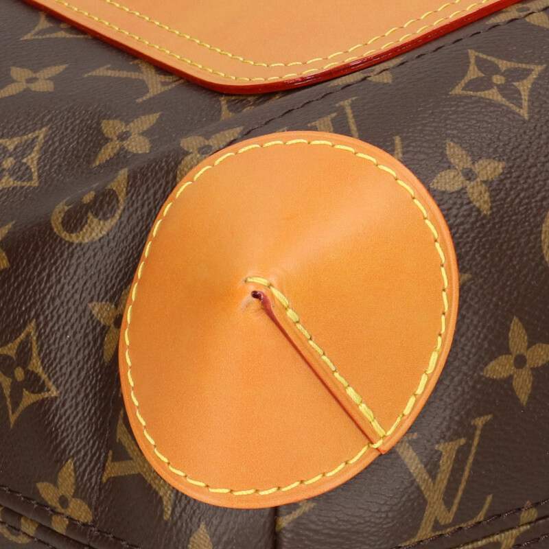 LOUISVUITTON Steamer 30 Monogram Handbag Brown Size 30