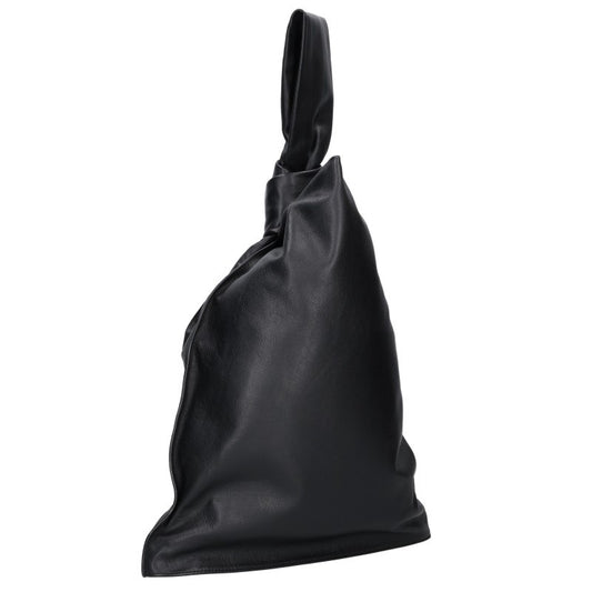 BOTTEGA VENETA BV Twist Calfskin Handbag Black Size ONE SIZE
