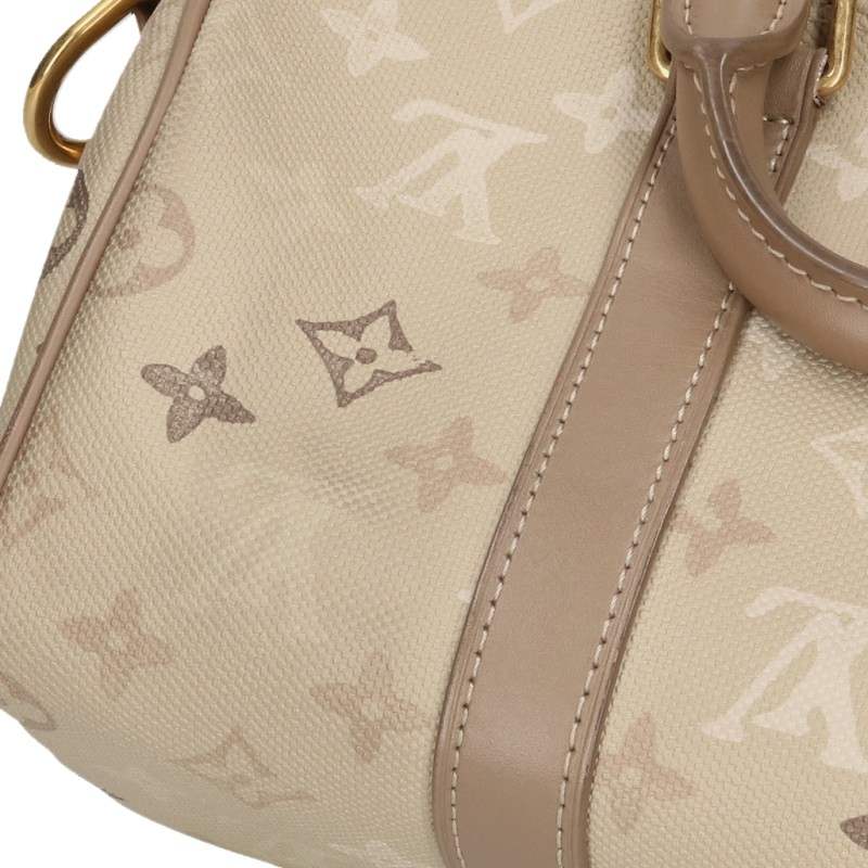 LOUISVUITTON Keepall Bandoulière 25 Bag Beige Size 25