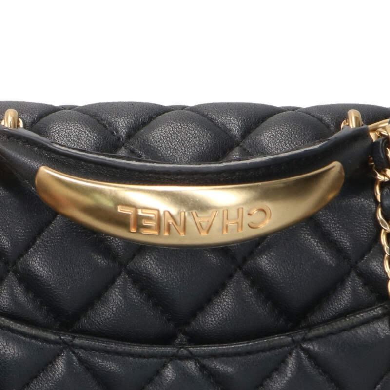 CHANEL Top Handle Mini Flap Chain Shoulder Bag Size ONE SIZE