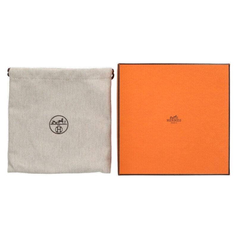 HERMES Acabox Silver HW Mobile Case Shoulder Size ONE SIZE