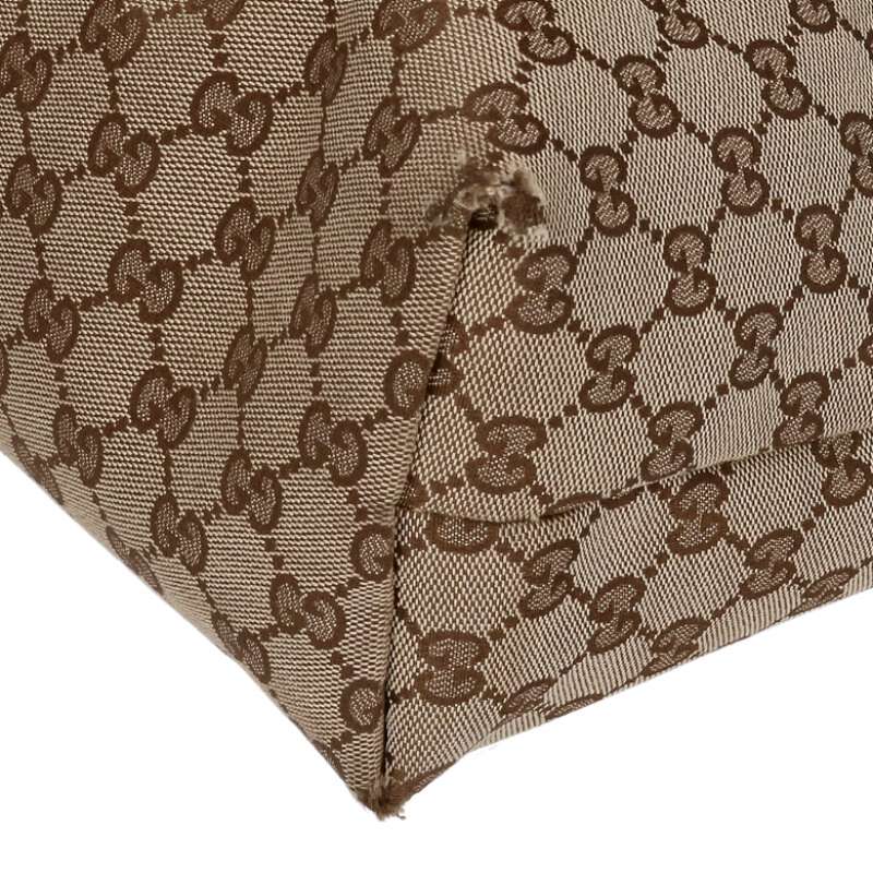 GUCCI GG Canvas Shoulder Bag Beige Size ONE SIZE