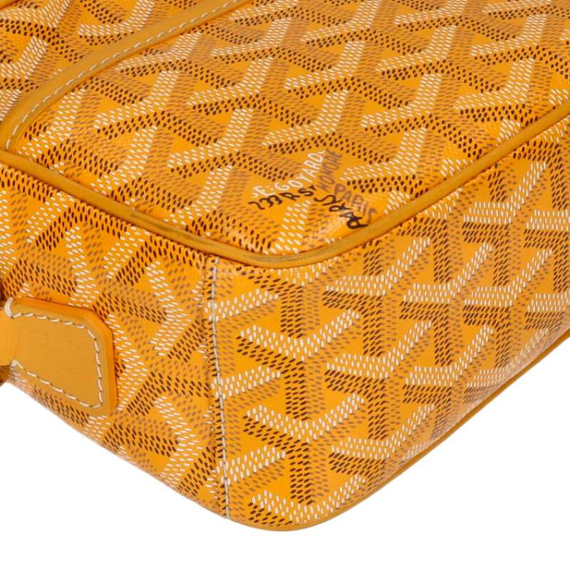 GOYARD Cup Vert PM PVC Shoulder Bag Yellow Size ONE SIZE