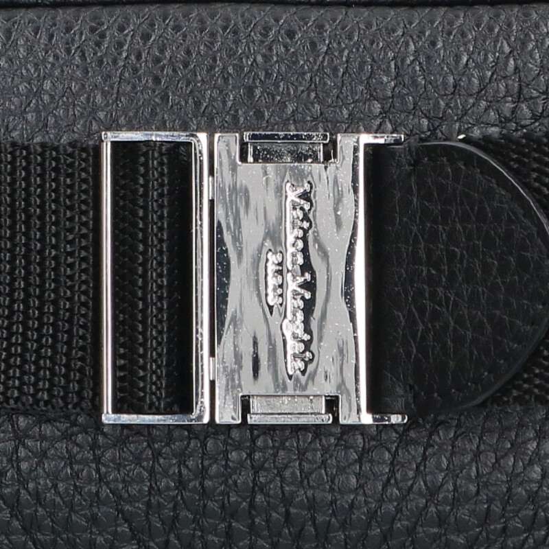 Maison Margiela 20SS 4-Stitch Leather Waist Shoulder Bag Black