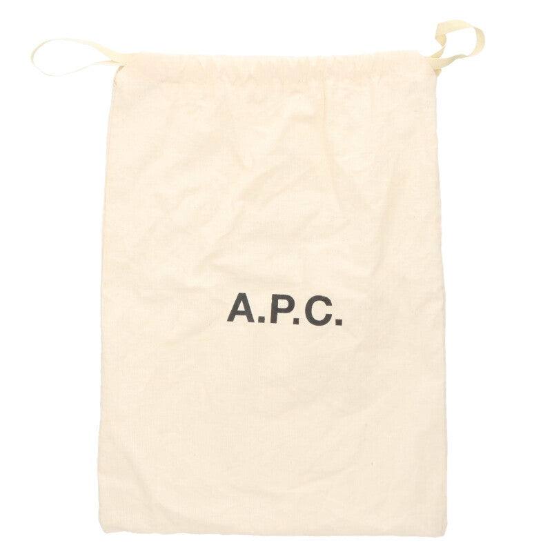 A.P.C. Jamie Leather Neck Pouch Brown Size ONE SIZE