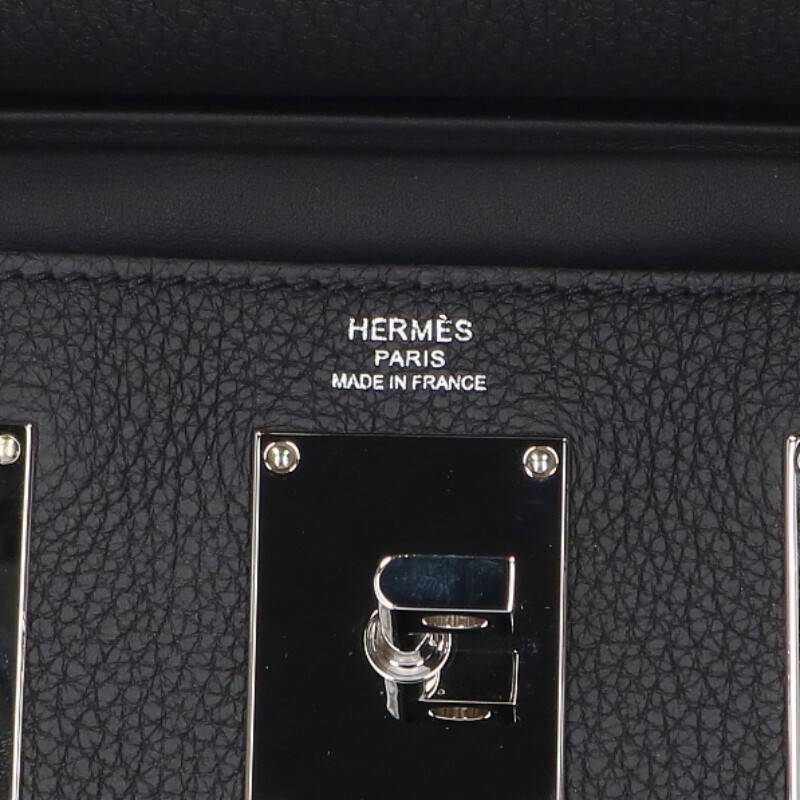HERMES Accad PM W Stamp Leather Shoulder Bag Size ONE SIZE