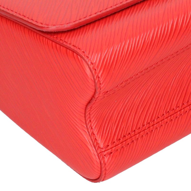 LOUISVUITTON Twist MM Epi Coquelicot Shoulder Bag Size MM