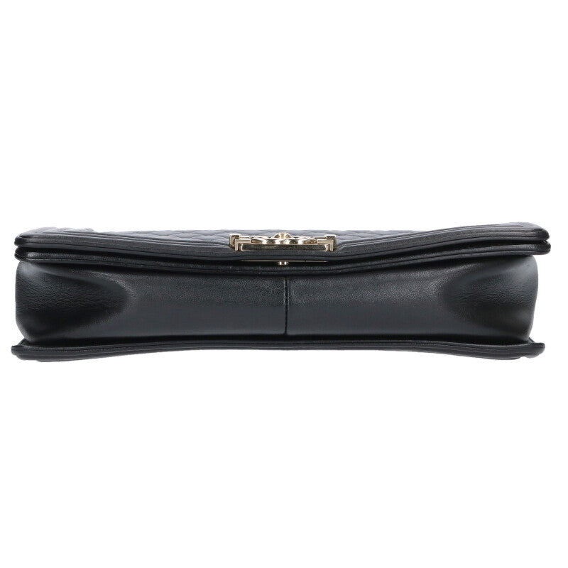 CHANEL Boy Chanel 28 Matelasse Lambskin Black Size ONE SIZE
