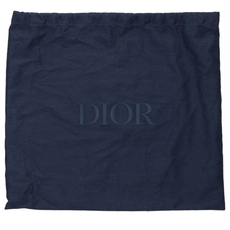DIOR Saddle Oblique Flap Messenger Bag Black Size ONE SIZE