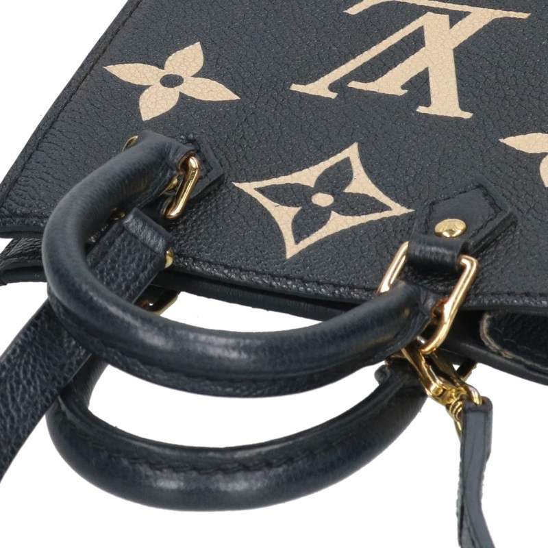 LOUISVUITTON Petite Sac Plat Giant Leather Bag Size ONE SIZE