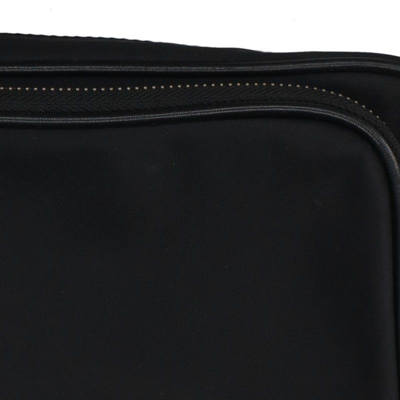 Burberry Paddy Rubber Logo Shoulder Bag Black Size ONE SIZE