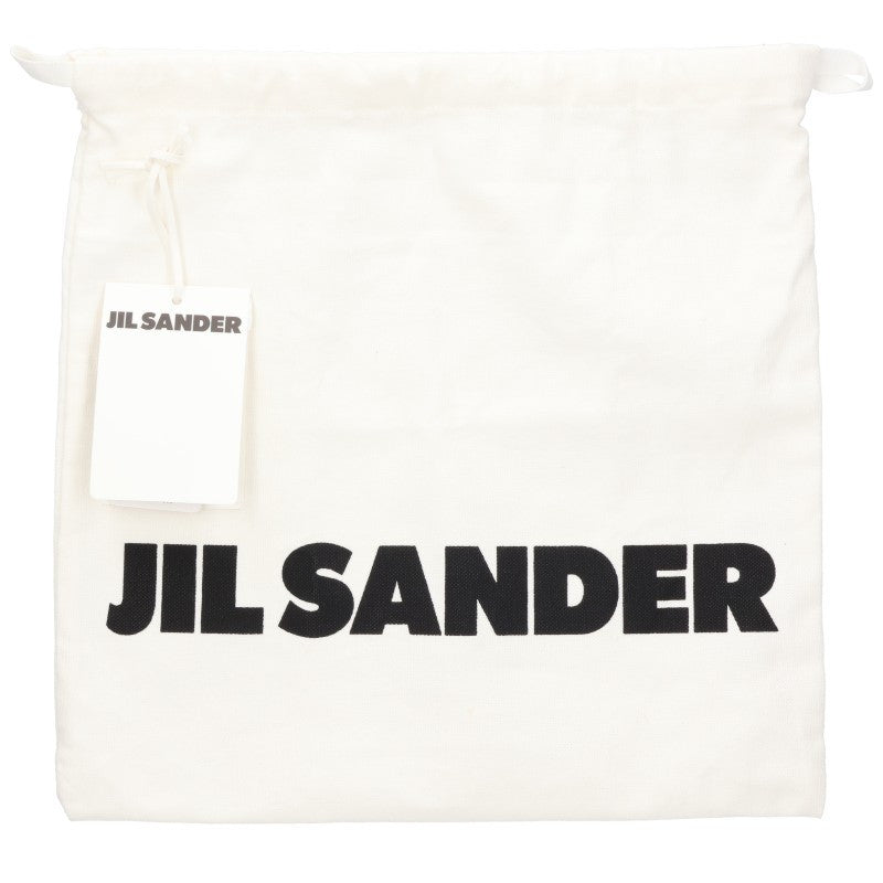 JILSANDER Leather Shoulder Bag White/Brown Size ONE SIZE