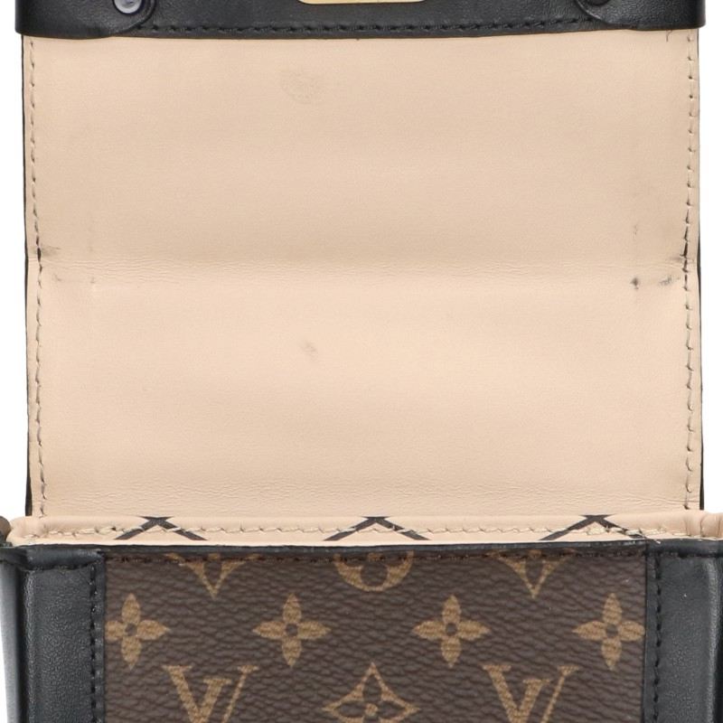 LOUISVUITTON Pochette Trunk Vertical Bag Brown