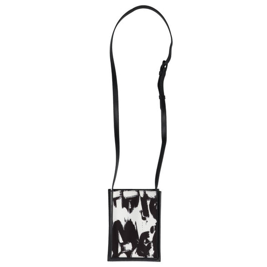 Alexander McQUEEN Graffiti Shoulder Bag Black Size ONE SIZE