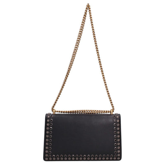 GUCCI Dionysus Jewel Stud Chain Bag Black Size ONE SIZE