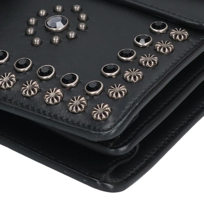 GUCCI Dionysus Jewel Stud Chain Bag Black Size ONE SIZE