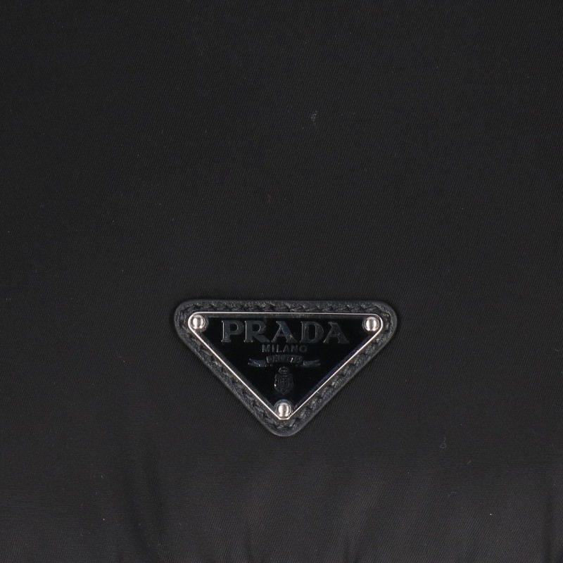 PRADA Re-Nylon Logo Plate Sling Shoulder Bag