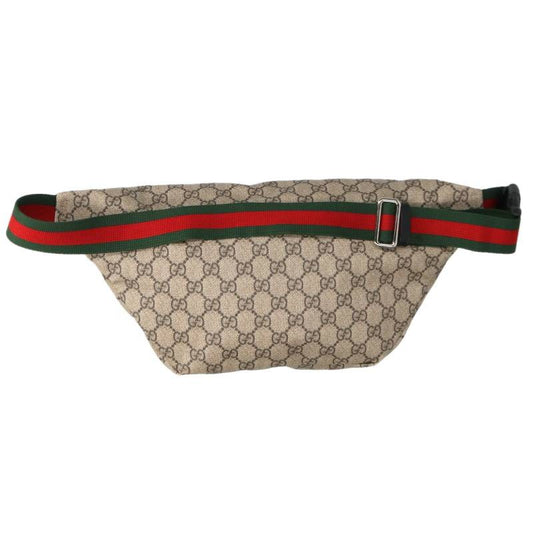 GUCCI GG Supreme Angry Cat Waist Bag Beige Size ONE SIZE