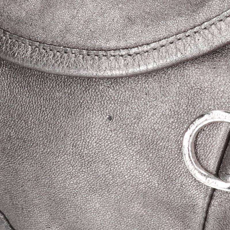 Chrome Hearts Dagger Zip Leather Bag Silver Size ONE SIZE