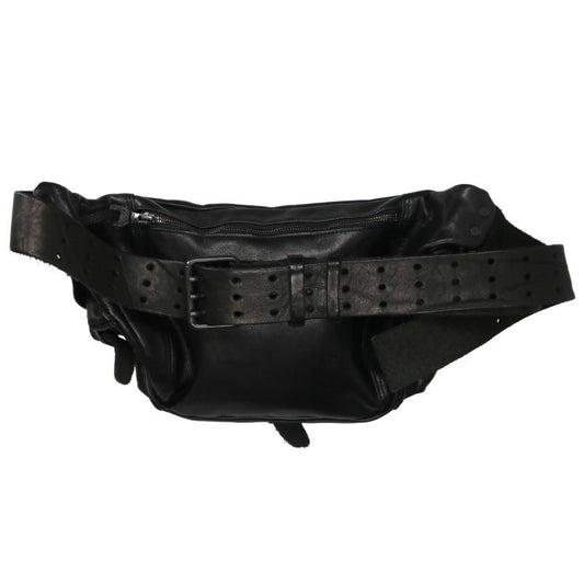 YOHJI YAMAMOTO POUR HOMME Leather Bag Black Size ONE SIZE
