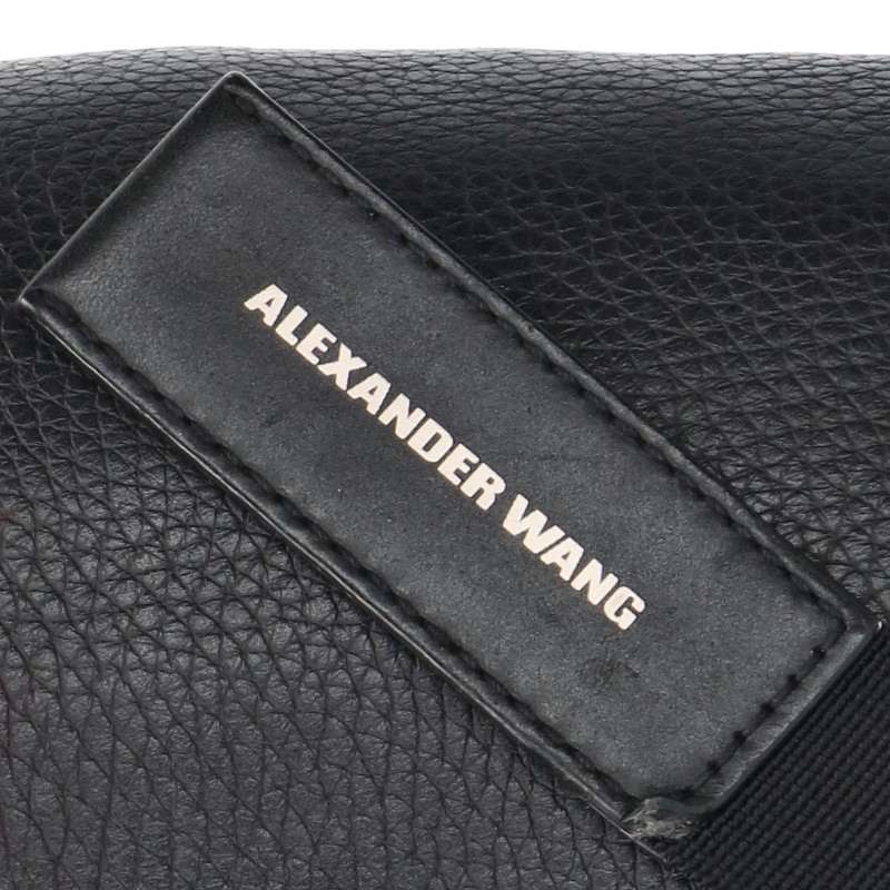 ALEXANDER WANG Leather Waist Bag Black Size ONE SIZE