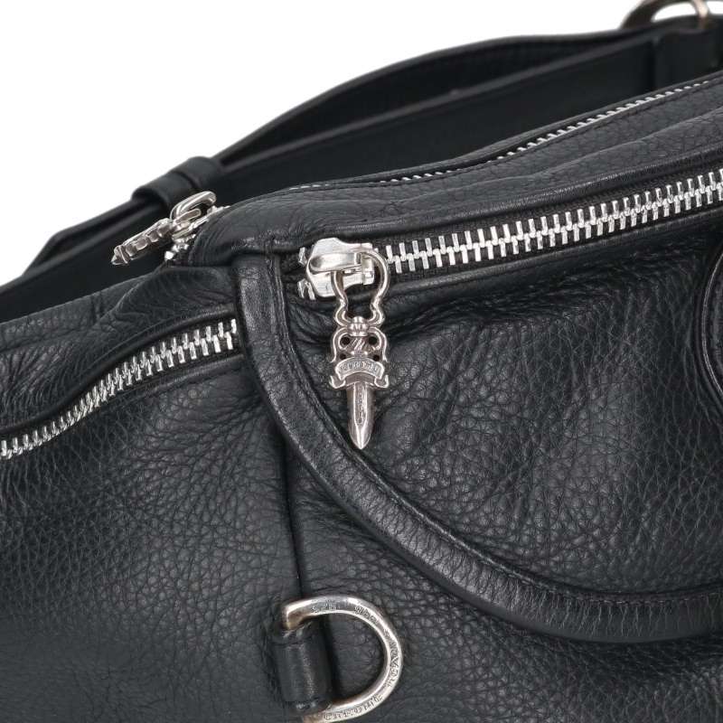 Chrome Hearts #1 Snat Pack Dagger Zip Leather Waist Bag
