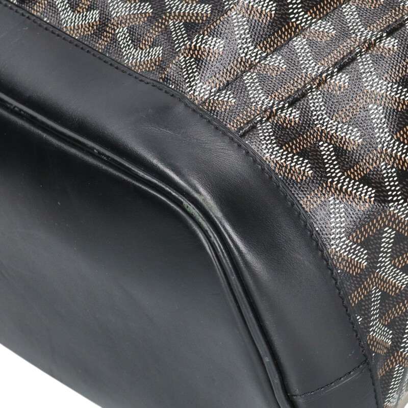 GOYARD Alpin MM PVC Leather Backpack Black Size ONE SIZE