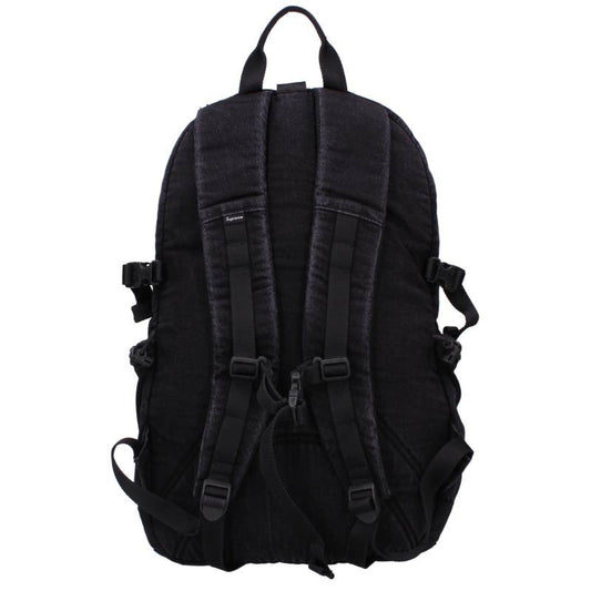 SUPREME 25AW Box Logo Denim Backpack Black