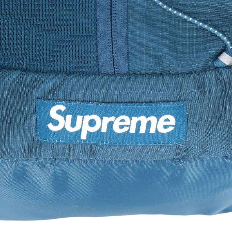 SUPREME 17SS Box Logo Nylon Backpack Blue Size ONE SIZE