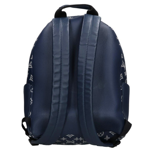 LOUISVUITTON Discovery Monogram Leather Backpack Navy