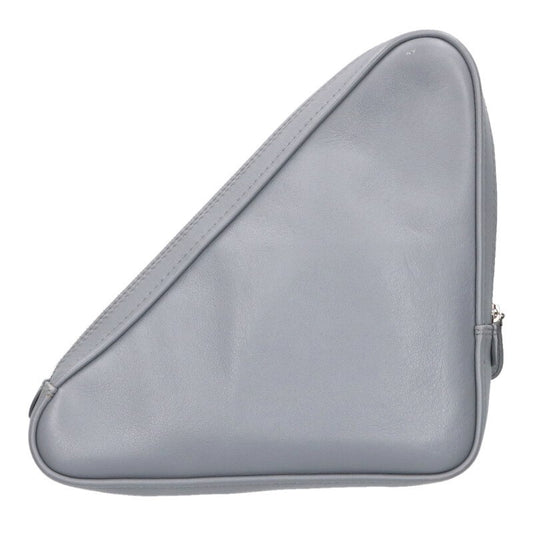 BALENCIAGA 476976 Triangle Logo Print Clutch Size ONE SIZE