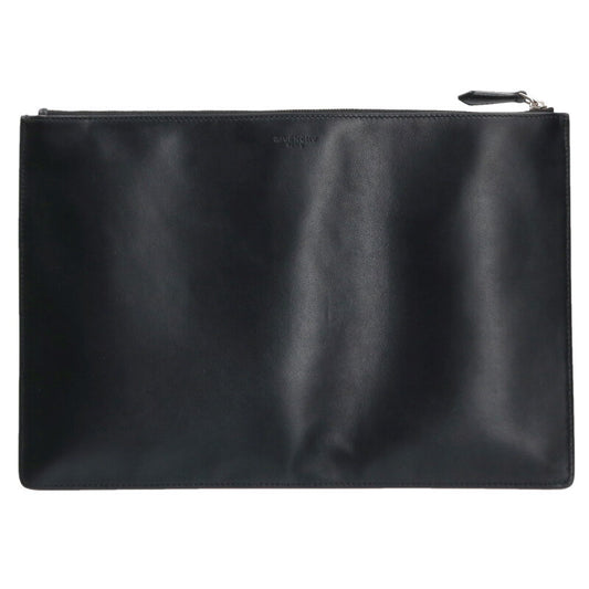GIVENCHY Character Print Clutch Bag Black Size ONE SIZE