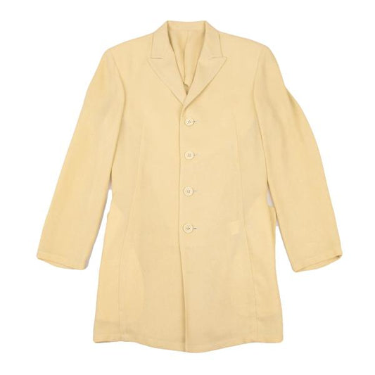 Y's Side Flap Long Jacket Yellow Size S