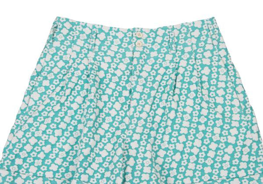 COMME des GARCONS Cotton Nylon Shorts Turquoise Size S