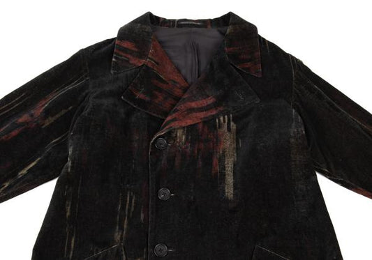 Yohji Yamamoto POUR HOMME 23AW Abstract Coat Black Size 1