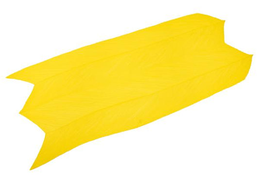 PLEATS PLEASE Sheer Pleated Scarf Yellow