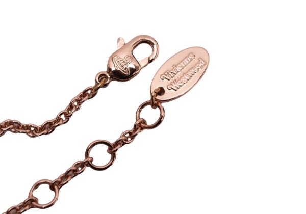 Vivienne Westwood Orb Bracelet Pink Gold